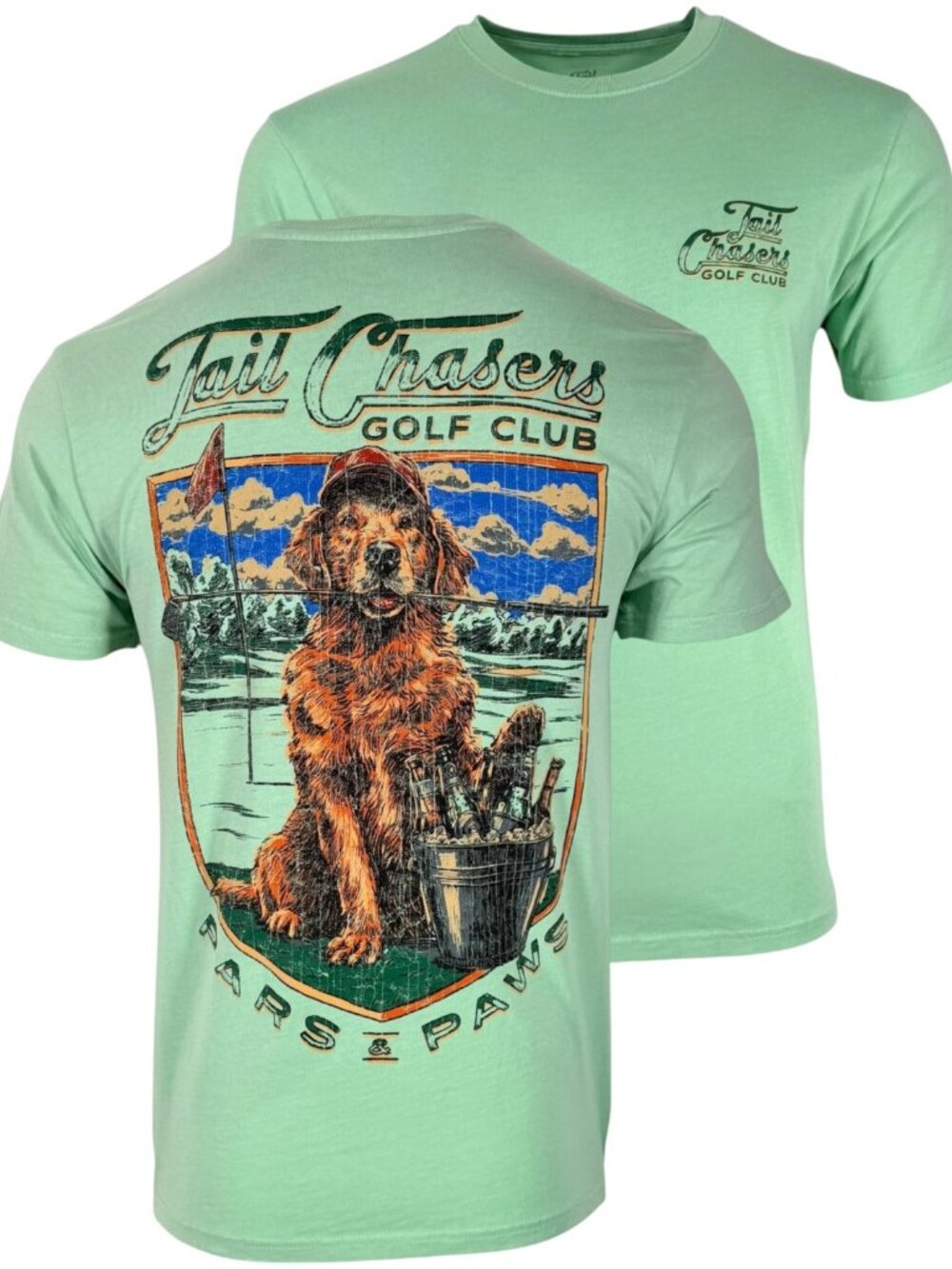 Tail Chasers Club Men’s T-shirt Pars & Paws